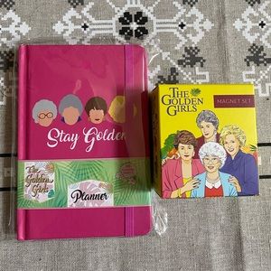 **SOLD**Golden Girls planner & magnets bundle. NWT.